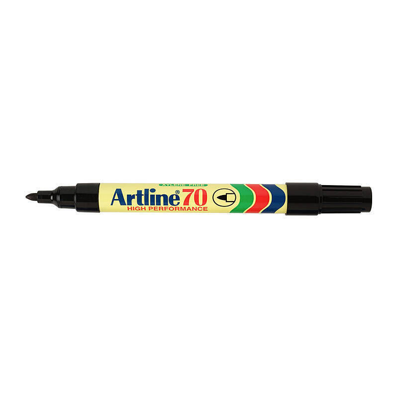 Artline 70 Perm Mkr Blk Bx12