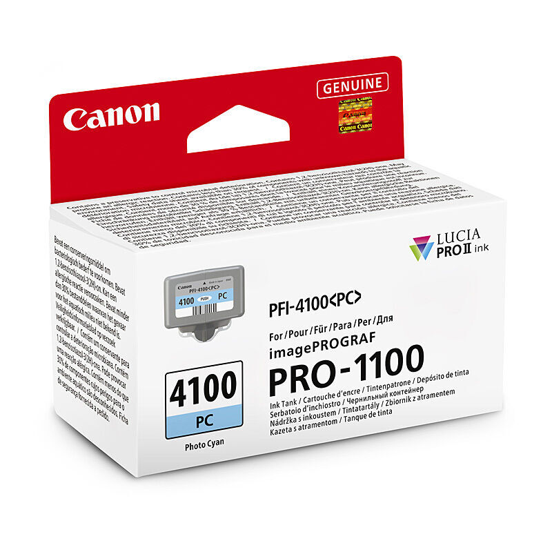 Canon PFI4100 Ph Cyan Ink Cart