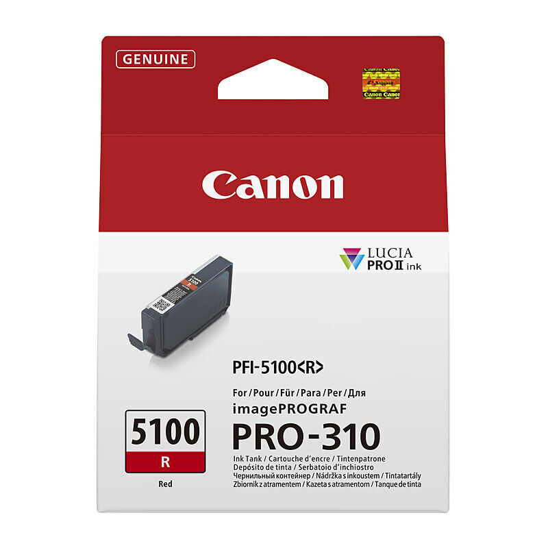 Canon PFI5100 Red Ink Cart