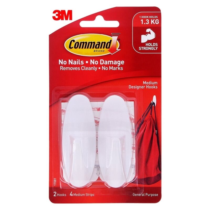 Command Med Hook 17081 Pk2 Bx6