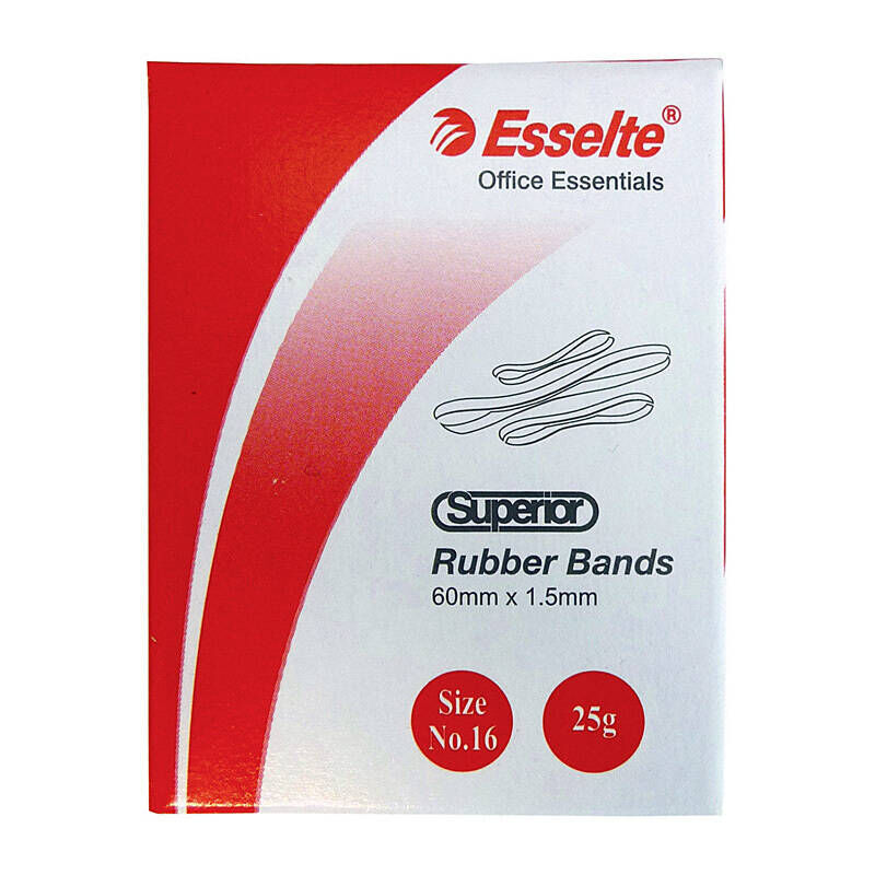 Esselte R/Band Sz16 25gm Bx12