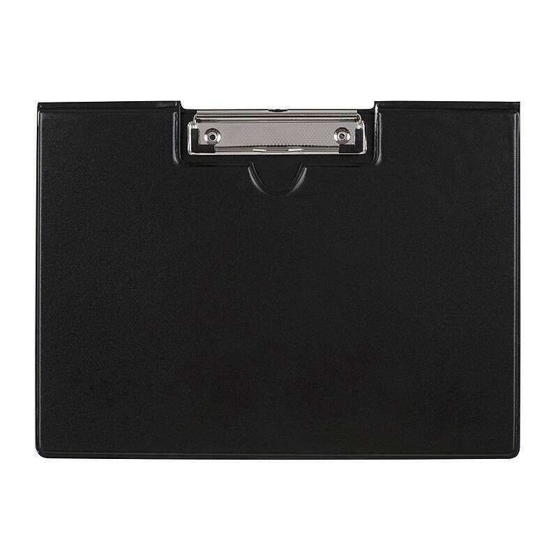 Mbg Clipfld PP A4 L/S Blk Bx20