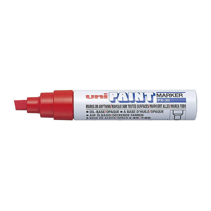 uni Pnt Mrk Bold Chis Px30 Red