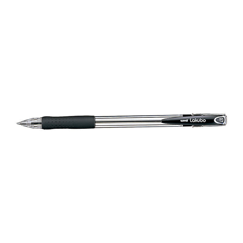 uni Lakubo BP Pen 0.7 Blk Bx12